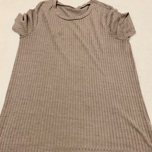 A gray top